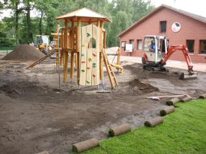 Spielplatz wird erneuert